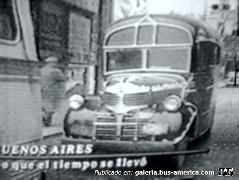  Linea 55Ex Linea El Trébol Fargo1940 Carrocería El Trébol Interno 52 Foto Tv.de  mi autoria
