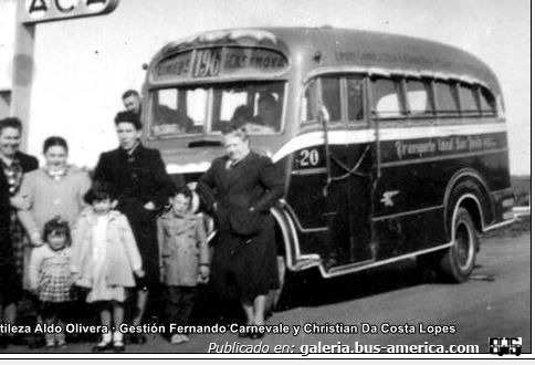 Linea 196 La Ideal San Jus Chevrolet 1942 Carroceria El Halcon
