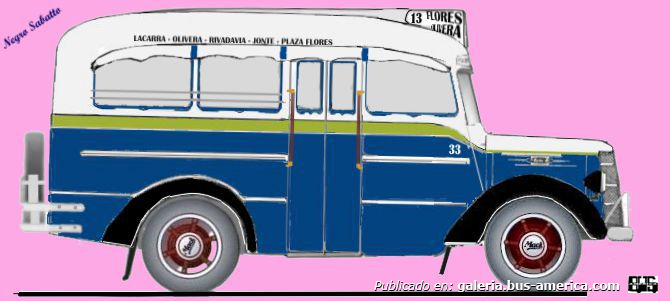 Mack 1939 - Galbiatti Fracchia - Línea 13
Línea 13 (Buenos Aires), interno 33
