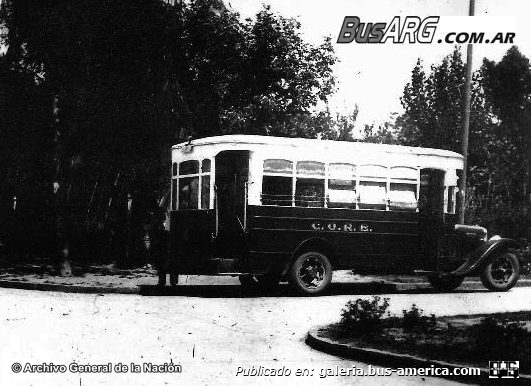 Linea 77  Compañia  de Omnibus Remedio de Escalada Internacional 1928 Carroceria Napoleon Bravo
