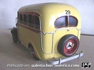 Lin. 29 Ex Lin.14 Chevrolet  1940   C. Gnecco Maqueta de mi autoría
