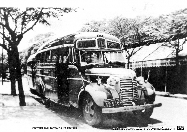  Linea 113 Emp B. Rivadavia Chevrolet 1940 Carrocería ICA Interno 8 Foto de Sergio Ruiz Diaz
