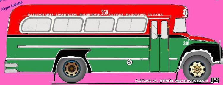 Linea 259 Ex Linea 4 Bedford J6LZ1 1962Carroceria Magicor Interno 30
