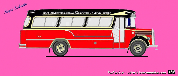 Mercedes-Benz L 312 - Velox - Alte.Brown
Linea 33 (Buenos Aires), interno 62
