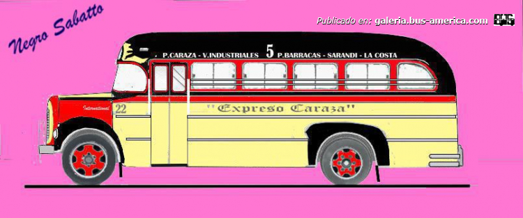 International AC 160 - El Tigre - Exp. Villa Caraza
[url=https://bus-america.com/galeria/displayimage.php?pid=47697]https://bus-america.com/galeria/displayimage.php?pid=47697[/url]
[url=https://bus-america.com/galeria/displayimage.php?pid=48299]https://bus-america.com/galeria/displayimage.php?pid=48299[/url]
[url=https://bus-america.com/galeria/displayimage.php?pid=60381]https://bus-america.com/galeria/displayimage.php?pid=60381[/url]

Línea 5 (Pdo. Lanus), interno 22

Podés conocer algo de la historia de esta carrocería en: [url=https://www.bus-america.com/ARcarrocerias/ElTigre/ElTigre.htm]El Tigre (una carrocería que no conocíamos)[/url]
