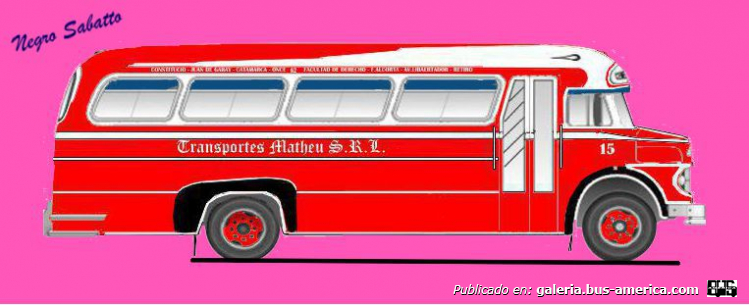  Linea 62 Transportes Matheu Mercedes Benz LO-1112 1965 Carroceria ALA
