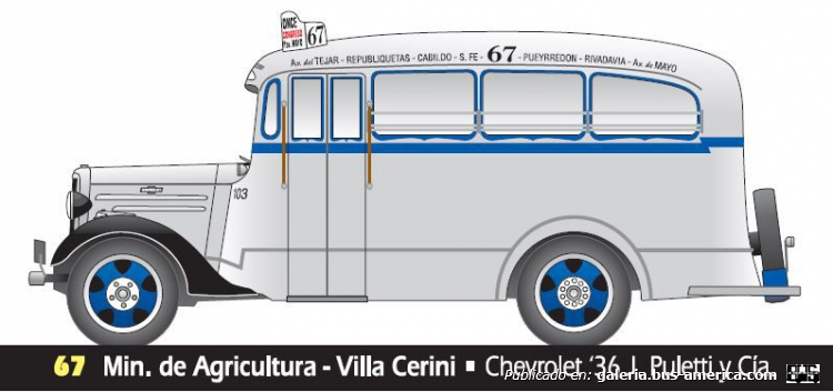 Chevrolet 1934-35 Carrocería Gonella Puletti Dibujo de Aníbal Trasmonte
