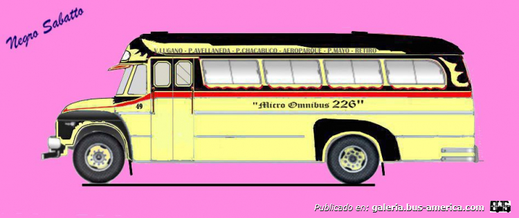Bedford J6LZ1 - PYR - Micro Omnibus 226
Linea 226 actual 56 Micro Omnibus 226 de Villa Lugano a Retiro.
