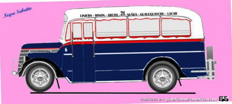 International 1940 - La Unión - Línea 21
Linea 21 (Buenos Aires), interno 6
