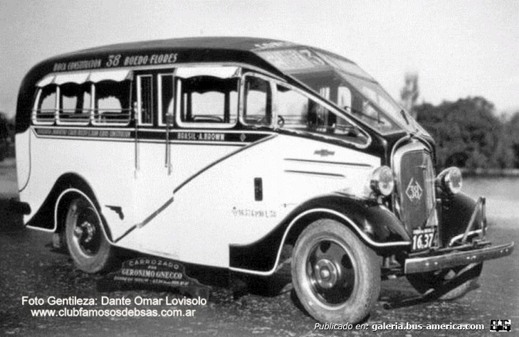  Linea 38 Chevrolet 1936 Carrocería Gnecco 38 Interno 28
