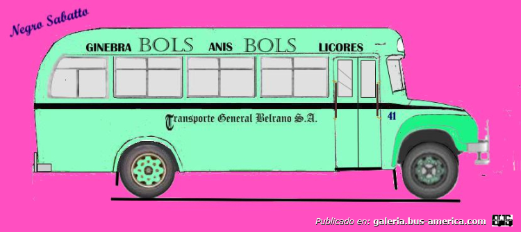 Bedford J6LZ1 - Cametal - Compañia Omnibus General Belgrano
Linea 4 (Mar del Plata), interno 41
