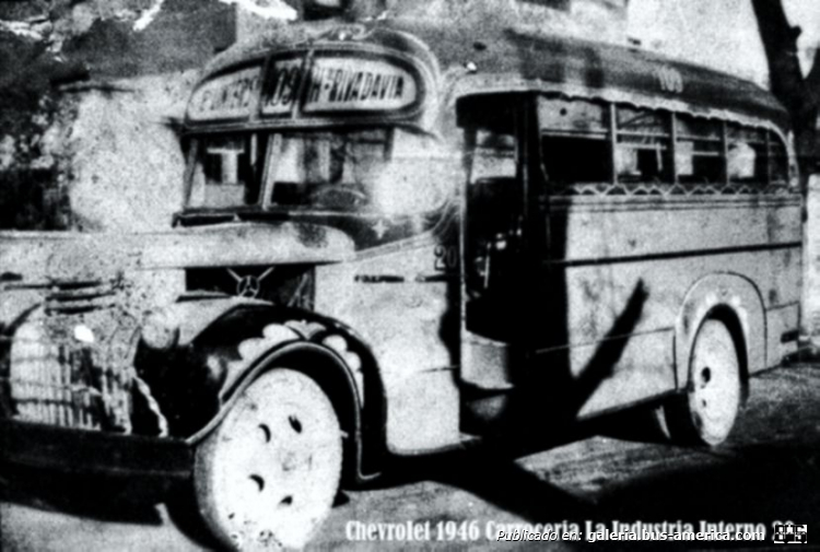 3  Linea 109  Empresa 9 de Julio Chevrolet 1946 Carrocería la Industria Interno 20
