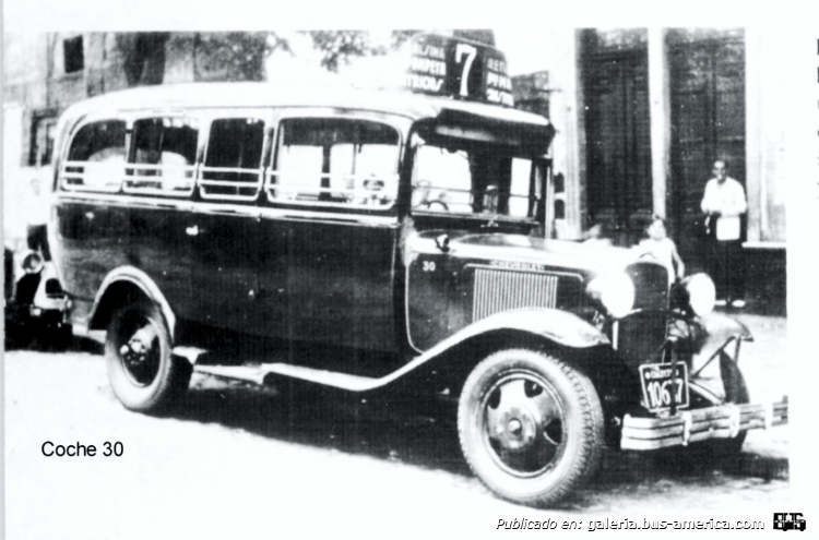  Linea 7 Chevrolet 1933 Carrocería Mattaruchi Interno 30 Foto de Sergio Ruiz Diaz
