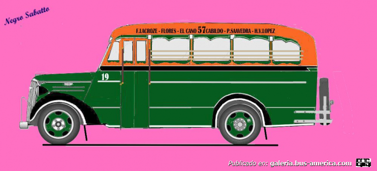  Linea 57 Ex Linea 9   Chevrolet 1937 Carrocería  Puletti Interno 19
