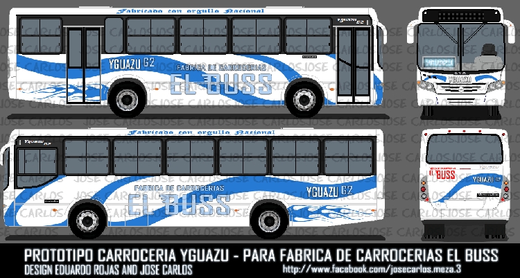 Prototipo Yguazu Elbuss Paraguay
Prototipo de diseño bus yguazu, elbuss con letreros led's gif
