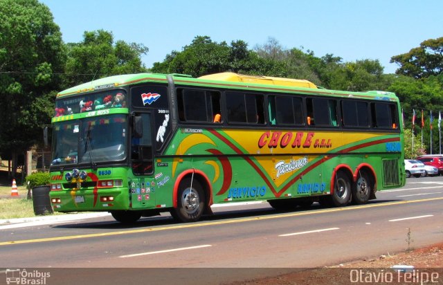 Scania K 113 CL - Busscar Jum Buss 360 (en Paraguay) - Chore
Fotogafía: Otávio Felipe
Extraído de: Onibus Brasil , página web
Este es un busscar jum buss 360 de la empresa chore srl  con chasis scania k113cl modelo de los noventa 
Palabras clave: Chore srl