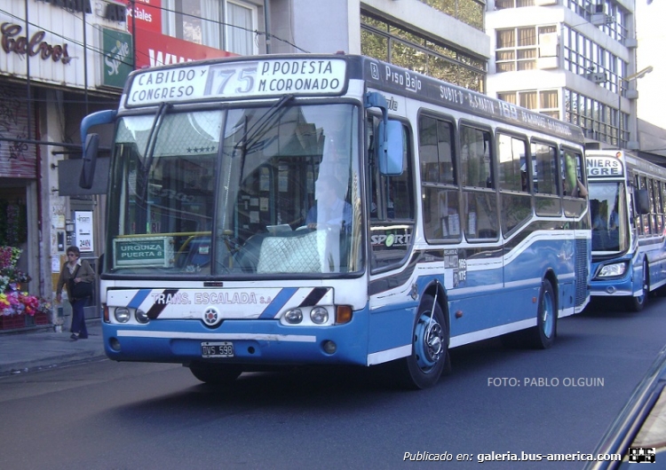 Mercedes-Benz OH 1115 L - Marcopolo - Escalada
DVS 599
Línea 175 - Interno 13

Fotografía: Pablo Olguín
