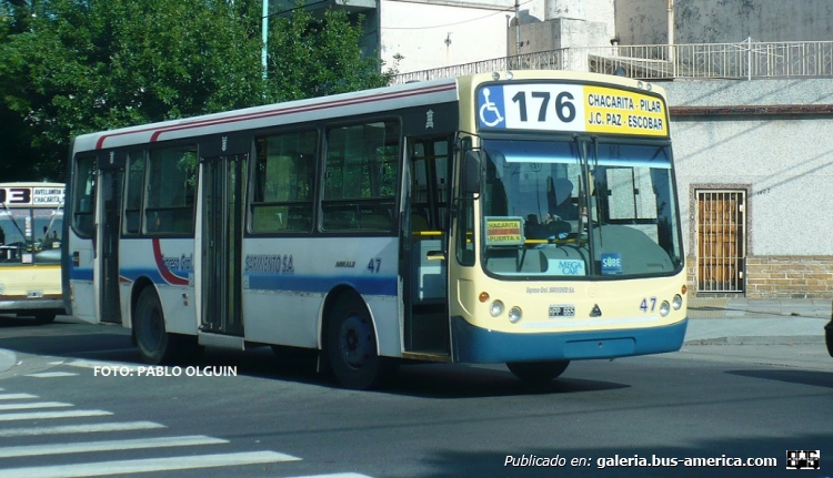 Agrale MT 12.0 - Todo Bus Pompeya - Exp. Gral. Sarmiento
HPP665

Línea 176 (Buenos Aires), interno 47
