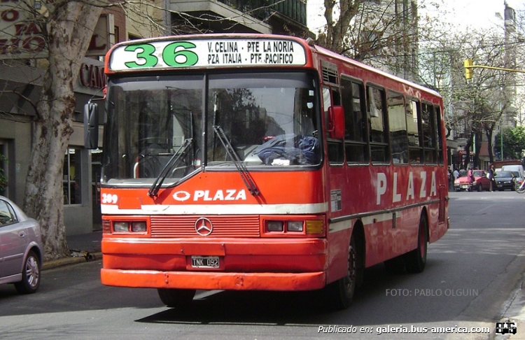 Mercedes-Benz OH 1315 - Supercar - Plaza
C 1665909 - TNK 092
Línea 36 - Interno 309
