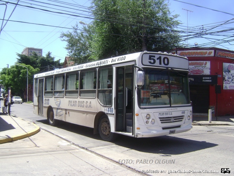 Mercedes-Benz OF 1418 - Ugarte - Pilar Bus S.A. 
Línea 510 - Interno 446

Fotografía: Pablo Olguín
