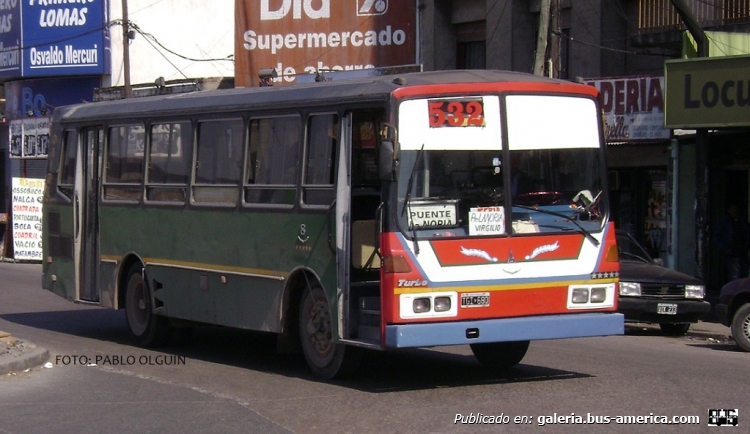 El Detalle OA 101 - El Detalle - Línea 532
B 2532943 - TGI 680
Línea 532 - Interno 8

Fotografía: Pablo Olguín
