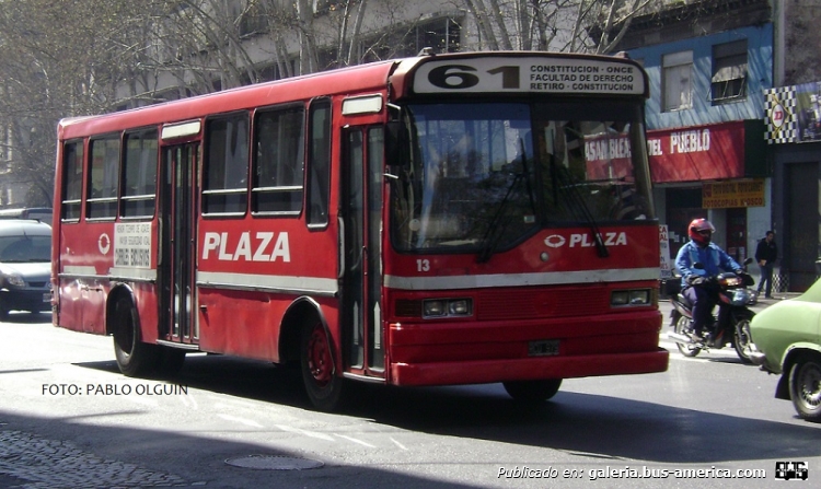 Mercedes-Benz OHL 1320 - BUS - Plaza
Línea 61 - Interno 13

Fotografía: Pablo Olguín
