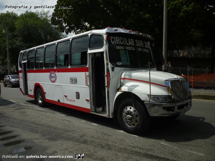 International 3300 CE - Inconcar Elipse - Santra
TSF-018
[url=https://bus-america.com/galeria/displayimage.php?pid=24143]https://bus-america.com/galeria/displayimage.php?pid=24143[/url]
[url=https://bus-america.com/galeria/displayimage.php?pid=71048]https://bus-america.com/galeria/displayimage.php?pid=71048[/url]

Ruta 303 (Medellín), movil 436


Fotografia y gentileza: [url=https://www.facebook.com/photo.php?fbid=28911868675095889&set=p.28911868675095889&type=3]Juan C.[/url]
