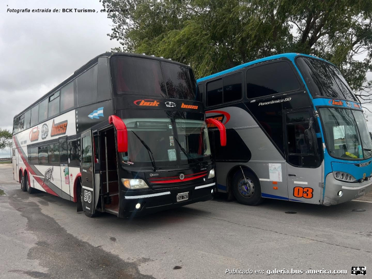 Scania K 380 - J.Troyano Calixto Doble Piso - BCK
IHJ 797

BCK, interno 50

Fotografía extraída de: [url=https://www.facebook.com/photo?fbid=1188992649905740&set=pb.100063850493039.-2207520000]BCK Turísmo, en facebook.com[/url]
