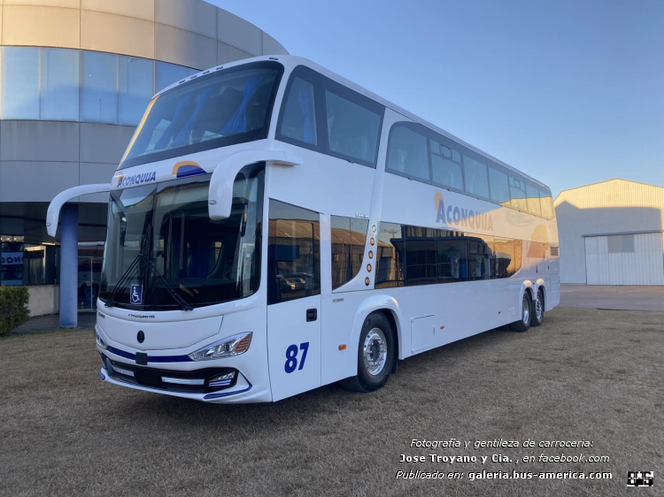 Scania K 440 - José Troyano Theia Doble Piso - Aconquija
[url=https://bus-america.com/galeria/displayimage.php?pid=66585]https://bus-america.com/galeria/displayimage.php?pid=66585[/url]

Aconquija, interno 87

Fotografía de carrocería: [url=https://www.facebook.com/feed_story_share/?story_id=975545154368199]José Troyano y Cía.[/url] en facebook
