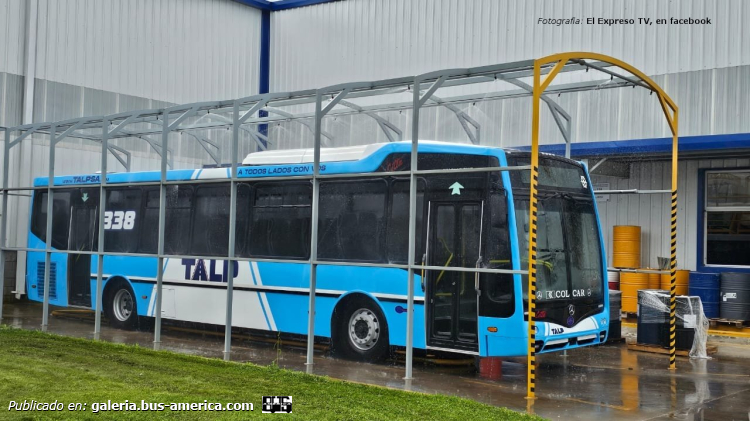 Mercedes-Benz O 500 U - Nuovobus Cittá PH 0076 - TALP
Línea 338 (Prov.Buenos Aires)

Fotografía: [url=https://www.facebook.com/photo.php?fbid=1080130574117980&set=pb.100063631418059.-2207520000&type=3]El Expreso TV, en facebook[/url]

Hace dos semanas el Expreso TV, visitó la planta de Nuovobus y con ello registró en imagenes los primeros 0 km que la nueva administración va incorporar a la línea 338. Las mismas hoy ya se encuentran en la terminal de la empresa
