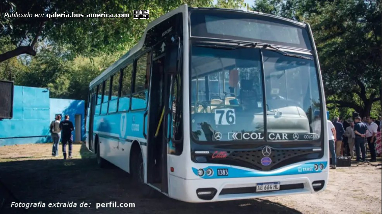 Mercedes-Benz OF 1721 L - Nuovobus Cittá PH 71 - TAMSE
AG 664 HL

Línea 76 (Córdoba), interno 1383

Fotografó: indeterminado de momento
Fotografía extraída de: [url=https://www.perfil.com/noticias/cordoba/valle-escondido-tiene-su-propia-linea-de-tamse-la-76-conecta-el-barrio-con-ciudad-universitaria.phtml]perfil.com[/url]

Una línea que va a cumplir un año y ya cambió de manos
