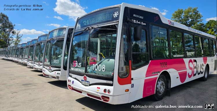 Mercedes-Benz OH 1621 L SB - Nuovobus Cittá PH 0068 - SiBus
AE 616 HX
[url=https://bus-america.com/galeria/displayimage.php?pid=68609]https://bus-america.com/galeria/displayimage.php?pid=68609[/url]
[url=https://bus-america.com/galeria/displayimage.php?pid=68610]https://bus-america.com/galeria/displayimage.php?pid=68610[/url]
[url=https://bus-america.com/galeria/displayimage.php?pid=68611]https://bus-america.com/galeria/displayimage.php?pid=68611[/url]

Línea 31 (Córdoba), interno 1008
Ex línea 630 (Buenos Aires)

Fotografía: SiBus
Extraído de: [url=https://www.lavoz.com.ar/ciudadanos/este-lunes-arranca-sibus-como-se-reconfigura-el-transporte-urbano-en-cordoba/]La Voz .com.ar[/url]
