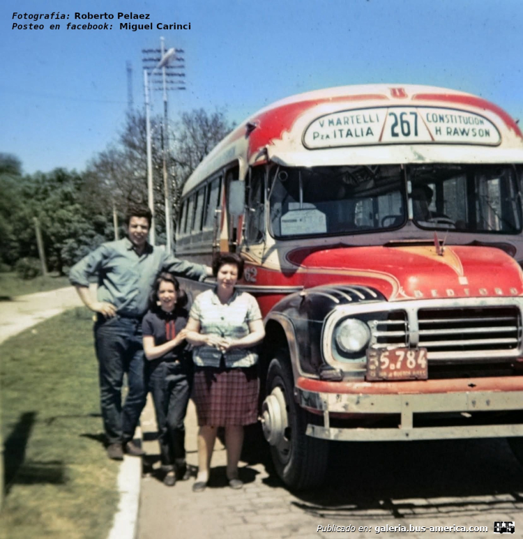 Bedford J6LZ1 - El Cóndor - Del Tejar
Línea 267 (Buenos Aires)


Fotografia: Roberto Pelaez
Posteado en: [url=https://www.facebook.com/photo?fbid=10239337013155400&set=gm.28686937320924877&idorvanity=113934981985159]El Detalle y +, en facebook, por Miguel Carinci[/url]
