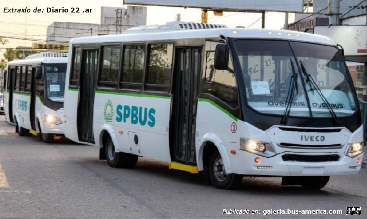 Iveco 10.190 - Italbus - SPBus
SPBus (Saenz Peña), interno 3

Fotografía extraída de: [url=https://www.diario22.ar/notix2/noticia/214566_saacuteenz-pentildea--se-conocieron-los-recorridos-de-los-nuevos-mini-buses-iquestcuaacutento-saldraacute-el-pasaje.htm]Diario 22 .ar[/url]
