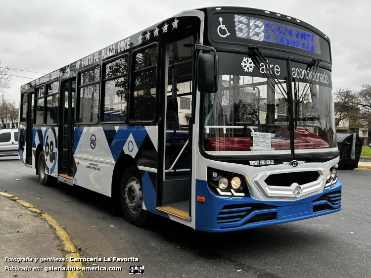 Mercedes-Benz OH 1621 L SB - La Favorita Favorito GR 95/16 - Sesenta y Ocho
AG 787 YW (luego patentado)
[url=https://bus-america.com/galeria/displayimage.php?pid=67701]https://bus-america.com/galeria/displayimage.php?pid=67701[/url]
[url=https://bus-america.com/galeria/displayimage.php?pid=67702]https://bus-america.com/galeria/displayimage.php?pid=67702[/url]
[url=https://bus-america.com/galeria/displayimage.php?pid=67703]https://bus-america.com/galeria/displayimage.php?pid=67703[/url]
[url=https://bus-america.com/galeria/displayimage.php?pid=67704]https://bus-america.com/galeria/displayimage.php?pid=67704[/url]

Línea 68 (Buenos Aires), luego interno 39

Fotografía y gentileza: [url=https://www.facebook.com/share/p/149WprCZvb/]Carrocerías La Favorita, en facebook[/url]
