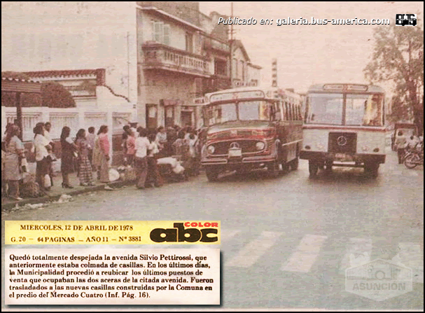 Mercedes-Benz L 1113 - Fainsa - San Fernando
Fotografo: desconocido
Fotografía diario: ABC Color
Extraído de y por gentileza de: Asunción de Antaño, en facebook

Líneas 21 & 10 (Asunción)

[Datos de izquierda a derecha]
