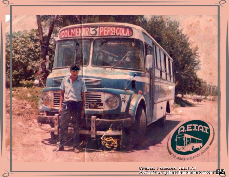 Mercedes-Benz LO 1114 - Facsa - El Colmenar
Fotografo: desconocido
Gentileza y colección: A.E.T.A.T.
Extraído de: A.E.T.A.T , en facebook.com

Línea 3 (San Miguel de Tucumán), interno 1
