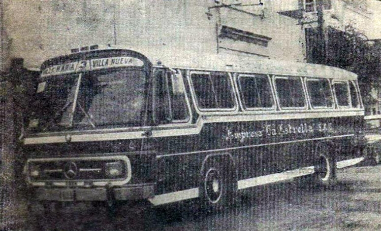 Mercedes-Benz O 140 - D.I.C. - La Estrella
Fotografo: ¿?
Publicado en diario de Villa María, provincia de Cordoba: ¿?
Extraído de Archivo Historico Municipal Patrimonio Historico (de Villa María en facebook):
https://www.facebook.com/photo.php?fbid=256890391106290
&set=a.256875271107802.61156.100003559934617
&type=3&theater
Editado por: www.bus-america.com
