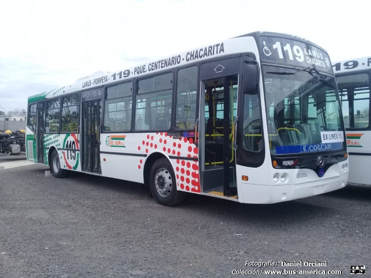 Mercedes-Benz O 500 U - Nuovobus Menghi Euro - ETDel Sur
[url=http://galeria.bus-america.com/displayimage.php?pid=45117]http://galeria.bus-america.com/displayimage.php?pid=45117[/url]
[url=http://galeria.bus-america.com/displayimage.php?pid=45118]http://galeria.bus-america.com/displayimage.php?pid=45118[/url]


Línea 119 (Buenos Aires) ex línea 112 [¿inicio de las prestaciones 28 de septiembre de 2019?]
Nuevo número para una misma línea

Fotografía y gentileza: Daniel Orciani
