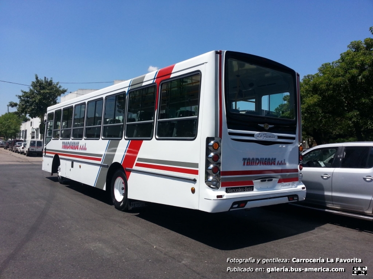 Mercedes-Benz OF 1418 - La Favorita Favorito GR - Tandilense
http://galeria.bus-america.com/displayimage.php?pid=37592
http://galeria.bus-america.com/displayimage.php?pid=37594
http://galeria.bus-america.com/displayimage.php?pid=37595

Fotografía y gentileza: Carrocería La Favorita
Extraídas de facebook.com
