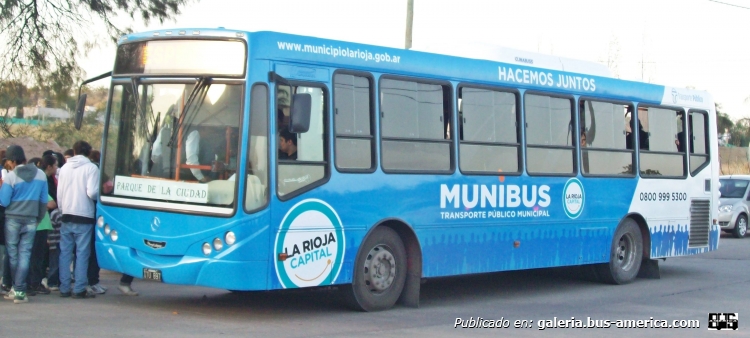 Mercedes-Benz OH 1618 L SB - Metalpar Iguazu 2010 - MuniBus
Línea Pque. de la Ciudad (Dto. La Rioja Capital)

Ex línea 60 (Buenos Aires), interno 6162 [mayo 2010 - julio 2013]
Ex línea 60 (Buenos Aires), interno 156 [2010]

Fotógrafo: desconocido
Fotografía: Munibus
