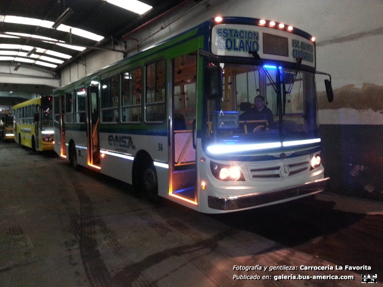 Mercedes-Benz OH 1618 L SB - La Favorita Favorito GR - EVNSA
Fotografía y gentileza: Carrocería La Favorita
Extraídas de facebook.com

