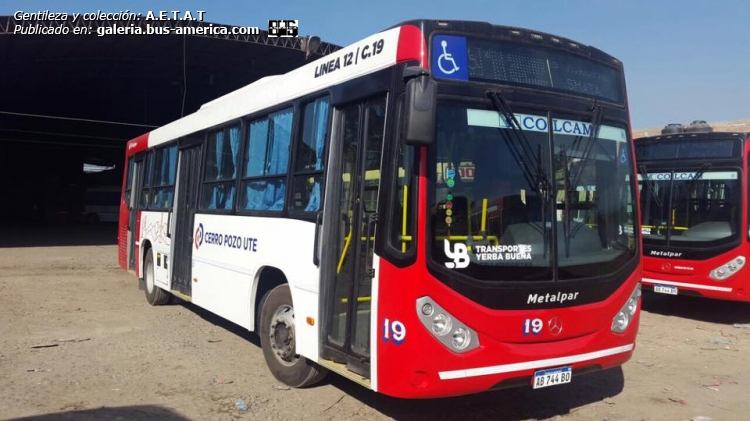 Mercedes-Benz OH 1621 L SB - Metalpar Iguazú Nueva Generación PH 0108 - Cerro Pozo UTE , Yerba Buena
AB 744 BO
[url=http://galeria.bus-america.com/displayimage.php?pid=44470]http://galeria.bus-america.com/displayimage.php?pid=44470[/url]

Línea 12 (San Miguel de Tucumán), interno 19


Fotografo: desconocido
Gentileza y colección: A.E.T.A.T.
Extraído de: A.E.T.A.T , en facebook.com
