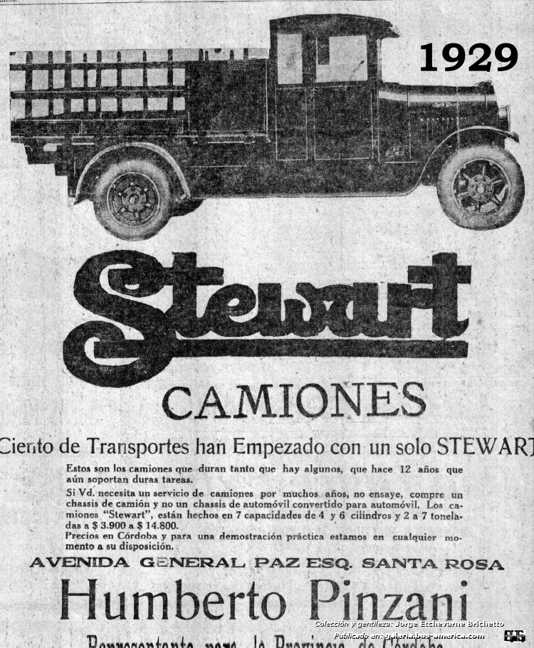 Stewart 1929 (en Argentina)
Extraído de publicación
Colección y gentileza: Jorge Etchevarne
