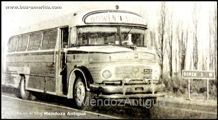 Mercedes-Benz LO 1114 - La Unión
Línea 1 (Gral. Alvear) -  Interno 5

Fotografía: Autor desconocido
Publicada en el blog "Mendoza Antigua"
