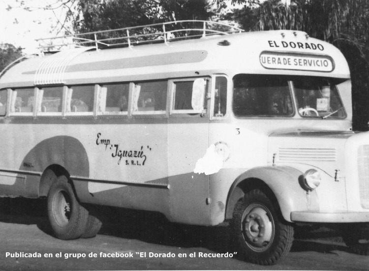 Mercedes-Benz L 312 - Empresa Iguazú
Interno 3

Fotografía extraída del grupo de facebook "El Dorado en el Recuerdo"
