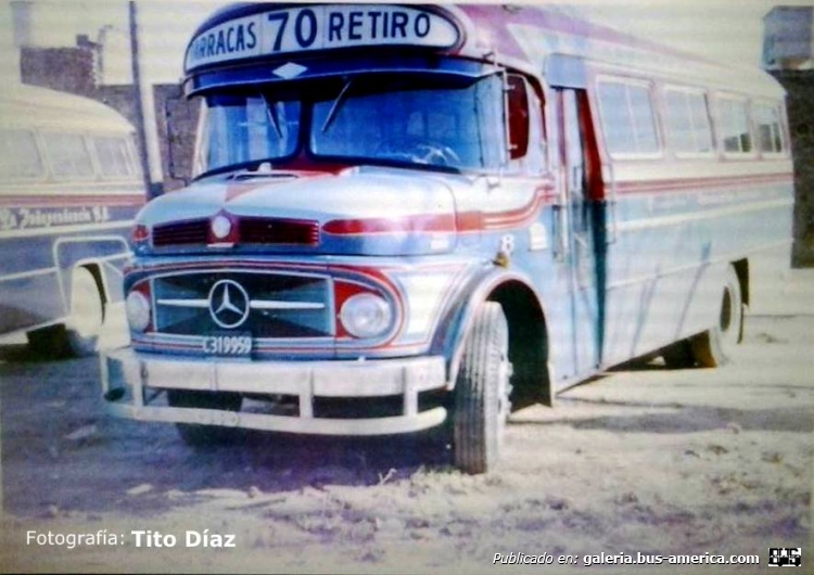 Mercedes-Benz LO 1112 - La Estrella - Transportes 270 S.A.
C 319959
Línea 70 - Interno 8
