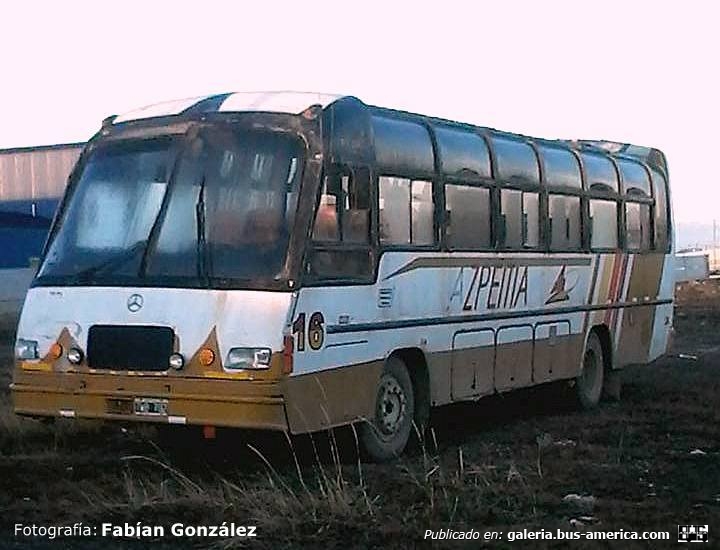 Mercedes-Benz L 1114 frontalizado - Vangieri RV 200 F - Azpeitia
Interno 16
Ex Tecni-Austral

Fotografía: Fabían González
