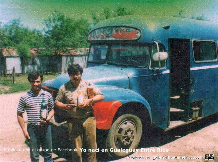 Bedford (G.M.A.) - Alcorta - Particular
Fotografía publicada en el grupo de Facebook "Yo Nací en Gualeguay Entre Ríos"

