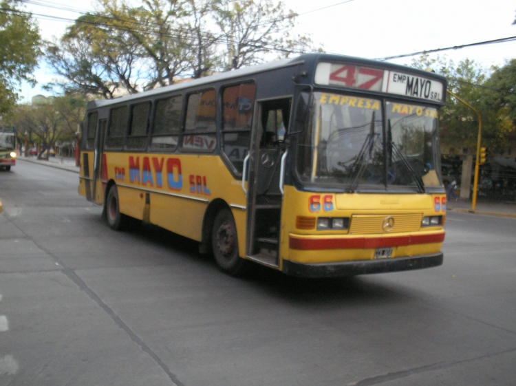 Mercedes-Benz 1320 - San Miguel - Empresa Mayo
CCQ 804
Linea 47 - Interno 66
Coche originario de la 19 de Noviembre de La Plata, paso por la Lujanera y luego a la Mayo.
 Actualmente, en Necochea.
Palabras clave: Emp Mayo SA San Miguel OHL1320